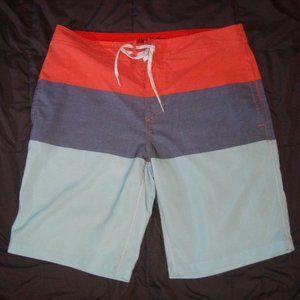 Goodfellow & Co Board Boardshorts Men's Sz 34 Multicolor Quick Dry UPF 50+